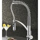 Pyramis Cresento Μπαταρία Κουζίνας Πάγκου με Σπιράλ Chrome 095011001