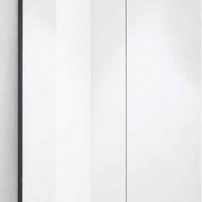 Διαχωριστικό Ντουζιέρας Crown Walk-In Black Matt 100x195cm Clear Glass 4639100BA