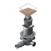 Karag Ανοξείδωτο Σιφώνι Δαπέδου Confluo Ceramic 3 Dry 10x10