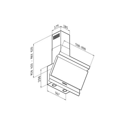 PYRAMIS ELEGANTO 90 CM ΑΠΟΡΡΟΦΗΤΗΡΑΣ 065033001