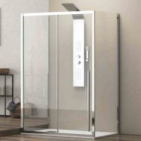 Karag Elysium 400 LS-10 Καμπίνα Ντουζιέρας Μπάνιου με Συρόμενη Πόρτα 100Χ70Χ200cm Clear Glass
