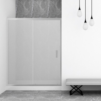 Orabella Energy Easy Fix Διαχωριστικό Ντουζιέρας με Συρόμενη Πόρτα 100x190cm Fabric 30267