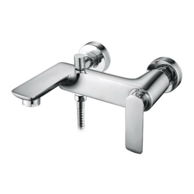 Pyramis Ermosa 090923901 Αναμεικτική Μπαταρία Μπανιέρας Πλήρες Σετ Ασημί