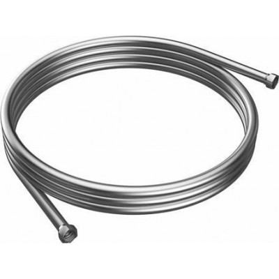 Karag Artemis Σπιράλ Ντουζ Inox 150cm Ασημί FB04716CR
