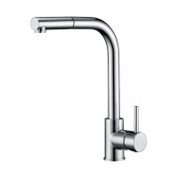Imex Malta Ψηλή Μπαταρία Κουζίνας Πάγκου με ντουζ Chrome GCE006