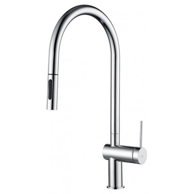 Imex Berna Ψηλή Μπαταρία Κουζίνας Πάγκου με ντουζ Chrome GCE026