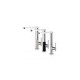 Pyramis Grazia Elegant Ψηλή Μπαταρία Κουζίνας Πάγκου Ασημί 090911701