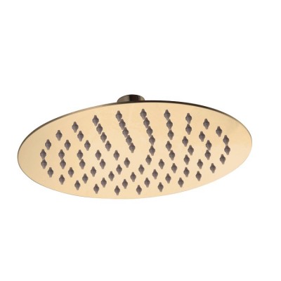 Karag R Στρογγυλή Κεφαλή Ντουζ 20cm H13801 Rose Gold