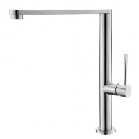 Karag Monica Ψηλή Μπαταρία Κουζίνας Πάγκου Inox Ασημί K935 Satine