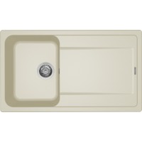 Elleci Life 400 Granitek Ένθετος Νεροχύτης από Συνθετικό Γρανίτη 86x50cm Bianco Antico