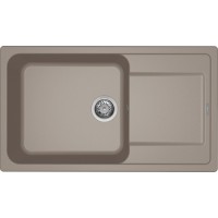 Elleci Life 410 Granitek Ένθετος Νεροχύτης από Συνθετικό Γρανίτη 86x50cm Tortora