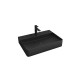Karag LT 2173 Επικαθήμενος Νιπτήρας Κεραμικός 50x42cm Black Matt