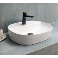 Karag LT 2202 Επικαθήμενος Νιπτήρας Πορσελάνης 50.5x38.5cm Λευκός