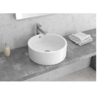 Karag LT3070 Επικαθήμενος Νιπτήρας Πορσελάνης 42.5x42.5cm Λευκός