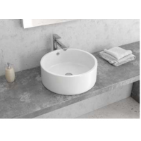 Karag LT3070 Επικαθήμενος Νιπτήρας Πορσελάνης 42.5x42.5cm Λευκός