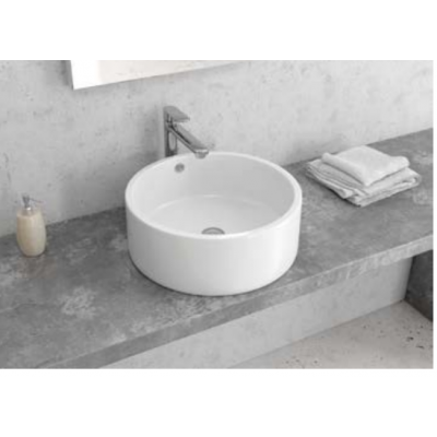 Karag LT3070 Επικαθήμενος Νιπτήρας Πορσελάνης 42.5x42.5cm Λευκός