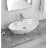 Karag LT3203 Επικαθήμενος Νιπτήρας Πορσελάνης 61x36.5cm Λευκός