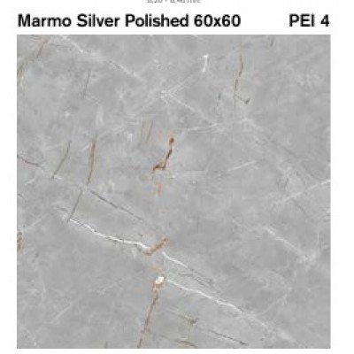 Kolossos Marmo 60x60 cm Πλακάκι Δαπέδου και Τοίχου Πορσελανάτο