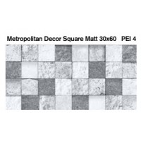 Kolossos Metropolitan Decor 30x60 cm Πλακάκι Δαπέδου και Τοίχου Πορσελανάτο