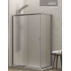 Karag New Flora 100 Καμπίνα Ντουζιέρας Μπάνιου με Συρόμενη Πόρτα 70Χ100Χ180cm Fabric