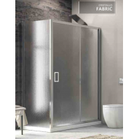 Karag New Flora 500 New SN-10 Καμπίνα Ντουζιέρας Μπάνιου με Συρόμενη Πόρτα 140Χ70Χ180cm Fabric