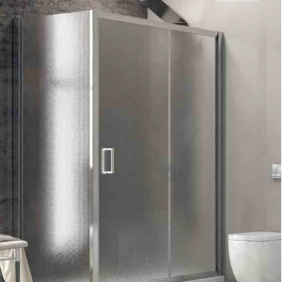 Karag New Flora 500 New SN-10 Καμπίνα Ντουζιέρας Μπάνιου με Συρόμενη Πόρτα 100Χ70Χ180cm Fabric