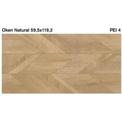 Kolossos Oken 59.5x119.2 cm Πλακάκι Δαπέδου και Τοίχου Πορσελανάτο