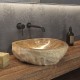 Karag Onyx Spso Sunset Επικαθήμενος Νιπτήρας Πέτρινος 45x45cm Onyx
