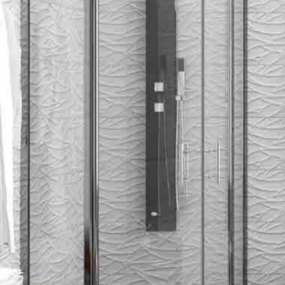 Karag Panex 100 Καμπίνα Ντουζιέρας με Ανοιγόμενη Πόρτα 100x120x190cm Clear Glass