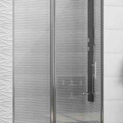 Karag Panex 400 Διαχωριστικό Ντουζιέρας με Ανοιγόμενη Πόρτα 125x190cm Clear Glass