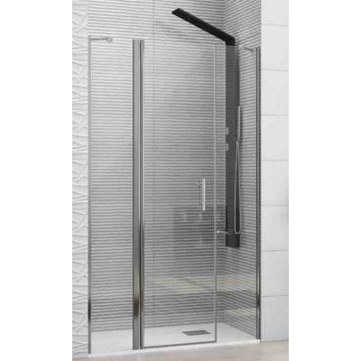 Karag Panex 600 Διαχωριστικό Ντουζιέρας με Ανοιγόμενη Πόρτα 130x200cm Clear Glass