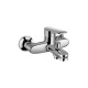 Karag Pearl VQ23283C Αναμεικτική Μπαταρία Μπανιέρας Ασημί