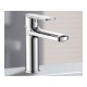 Karag Pearl Αναμεικτική Μπαταρία Νιπτήρα Ασημί ZQ16328C
