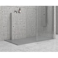 Karag Pietra Τετράγωνη Ντουζιέρα 90x90cm Cemento