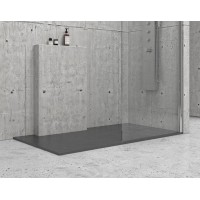 Karag Pietra Ορθογώνια Ντουζιέρα 72x90cm Ardesia