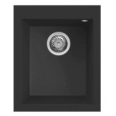 ELLECI QUADRA 100 GRANITEK 41X50X22 ΝΕΡΟΧΥΤΗΣ  ΚΟΥΖΙΝΑΣ ΓΡΑΝΙΤΗΣ NERO