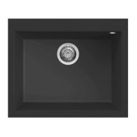 ELLECI QUADRA 110 GRANITEK 61X50X20 ΝΕΡΟΧΥΤΗΣ ΚΟΥΖΙΝΑΣ ΓΡΑΝΙΤΗΣ NERO