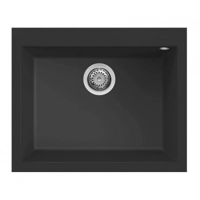 ELLECI QUADRA 110 GRANITEK 61X50X20 ΝΕΡΟΧΥΤΗΣ ΚΟΥΖΙΝΑΣ ΓΡΑΝΙΤΗΣ NERO