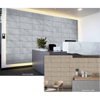 Kolossos Quartz 30x60 cm Πλακάκι Δαπέδου και Τοίχου Πορσελανάτο