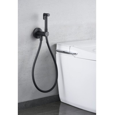 Imex Line Επιτοίχιο Σετ Μπιντέ Black Mat RDD038-NG