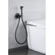 Imex Line Επιτοίχιο Σετ Μπιντέ Black Mat RDD038-NG