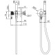Imex Line Επιτοίχιο Σετ Μπιντέ Black Mat RDD038-NG