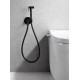 Imex Genova Επιτοίχιο Σετ Μπιντέ Black Mat RDG053-NG