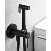 Imex Genova Επιτοίχιο Σετ Μπιντέ Black Mat RDG053-NG
