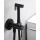 Imex Genova Επιτοίχιο Σετ Μπιντέ Black Mat RDG053-NG