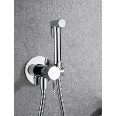 Imex Genova Επιτοίχιο Σετ Μπιντέ Chrome RDG053