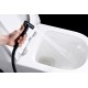 Imex Munich Επιτοίχιο Σετ Μπιντέ Black Mat RDM001-NG
