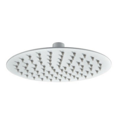 IMEX Στρογγυλή Κεφαλή Ντουζ 20cm White Mat RDN001-BL