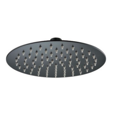 IMEX Στρογγυλή Κεφαλή Ντουζ 20cm Black Mat RDN001-NG