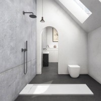 Karag Roccia Ορθογώνια Ντουζιέρα 70x100cm Bianco
